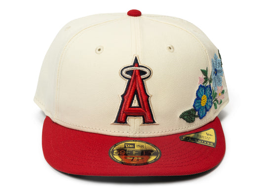 New Era Tonal Florals Anaheim Angels Fitted Hat