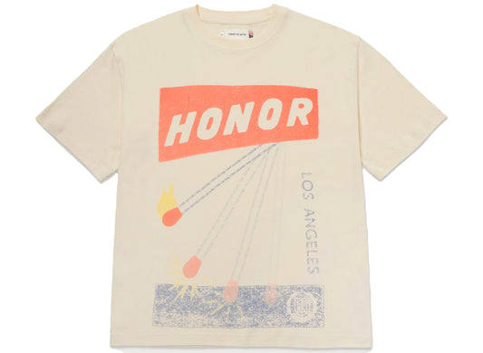 Honor the Gift HTG Match Box Tee in White xld