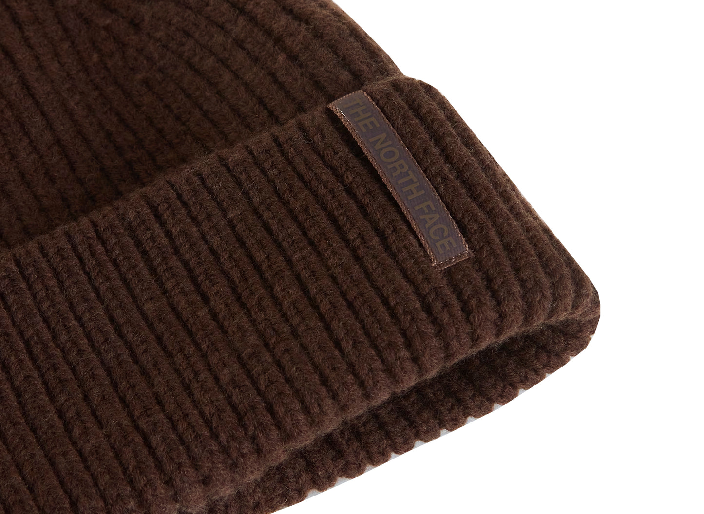 The North Face Wool Blend Beanie in Dark Chestnut