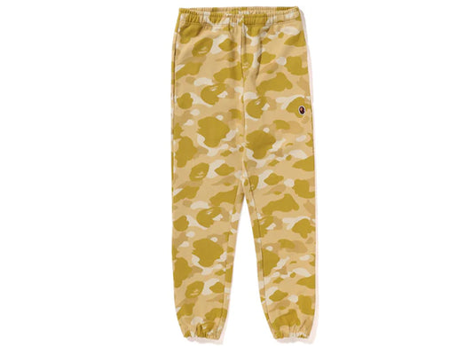 Women's A Bathing Ape Color Camo Sweatpants in Yellow