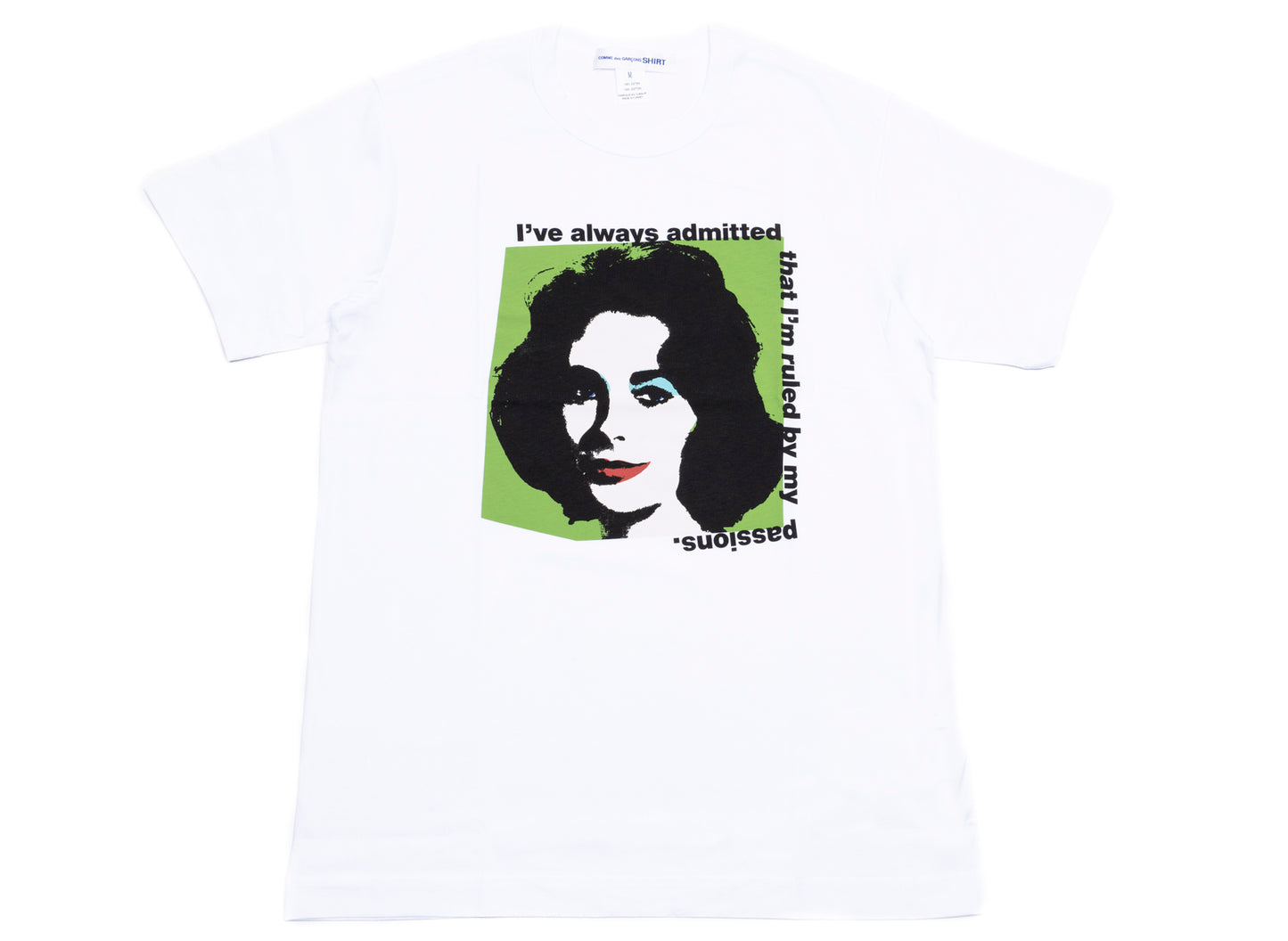 Comme des Garçons SHIRT Liz Taylor Knit T-Shirt in White