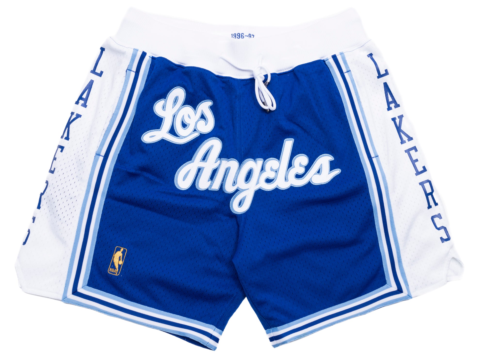 Mitchell & Ness NBA 7 Inch Just Don Lakers Shorts in Blue xld