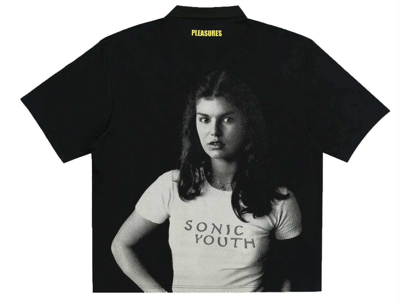 Pleasures X Sonic Youth Funky Donkey Boxy Polo