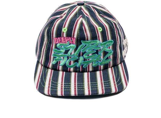 Better With Age Deep Reconstructed Button Down Hat in multi-color, one-of-one handmade unisex cap