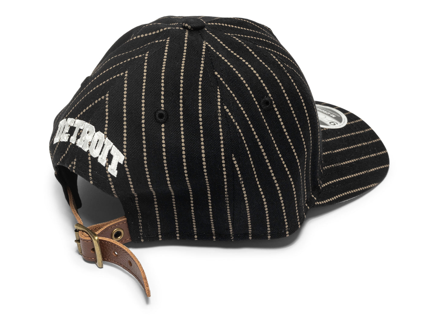 New Era Dotted Pinstripe Detroit Tigers Strapback Hat