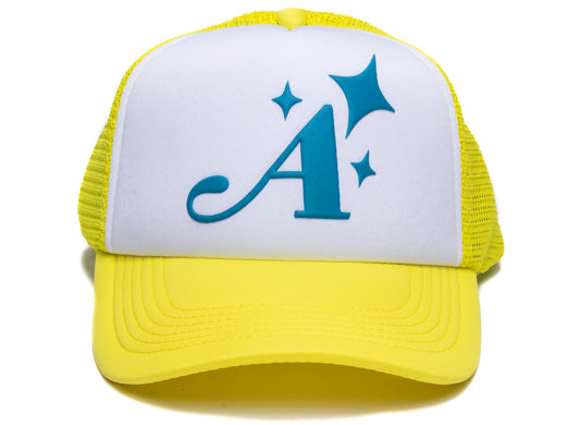 Awake NY A Trucker Hat in Yellow