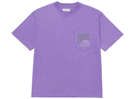 Honor the Gift Cigar Label Tee in Purple xld