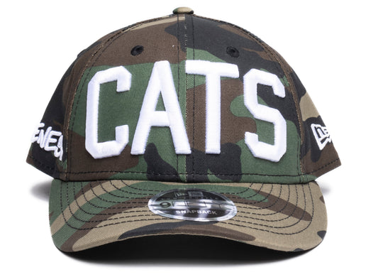 Oneness x New Era Snapback CATS Hat in Woodland Camo