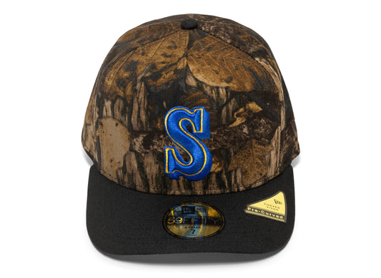 New Era Ripstop Camo Seattle Mariners Fitted Hat