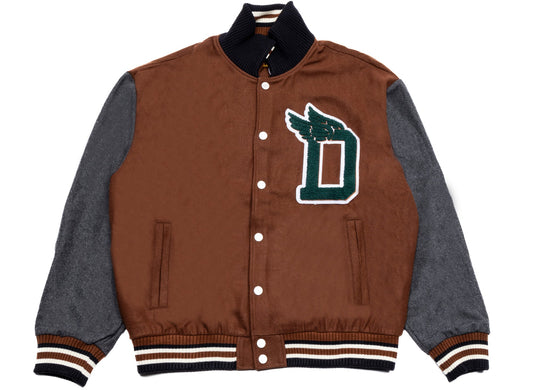 Diet Starts Monday Wings Varsity Jacket