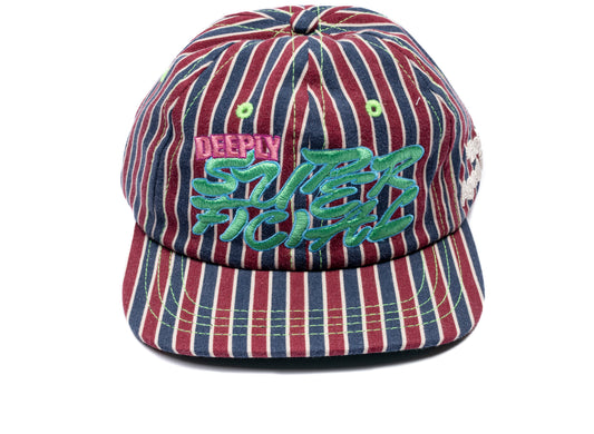 Better With Age Deep Reconstructed Button Down Hat in multi-color, a handmade one-of-one unisex cap