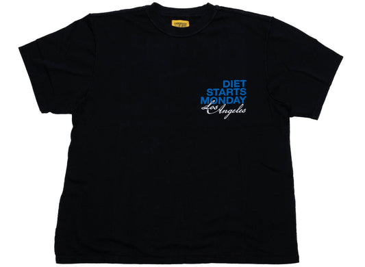 Diet Starts Monday LA Tee in Black