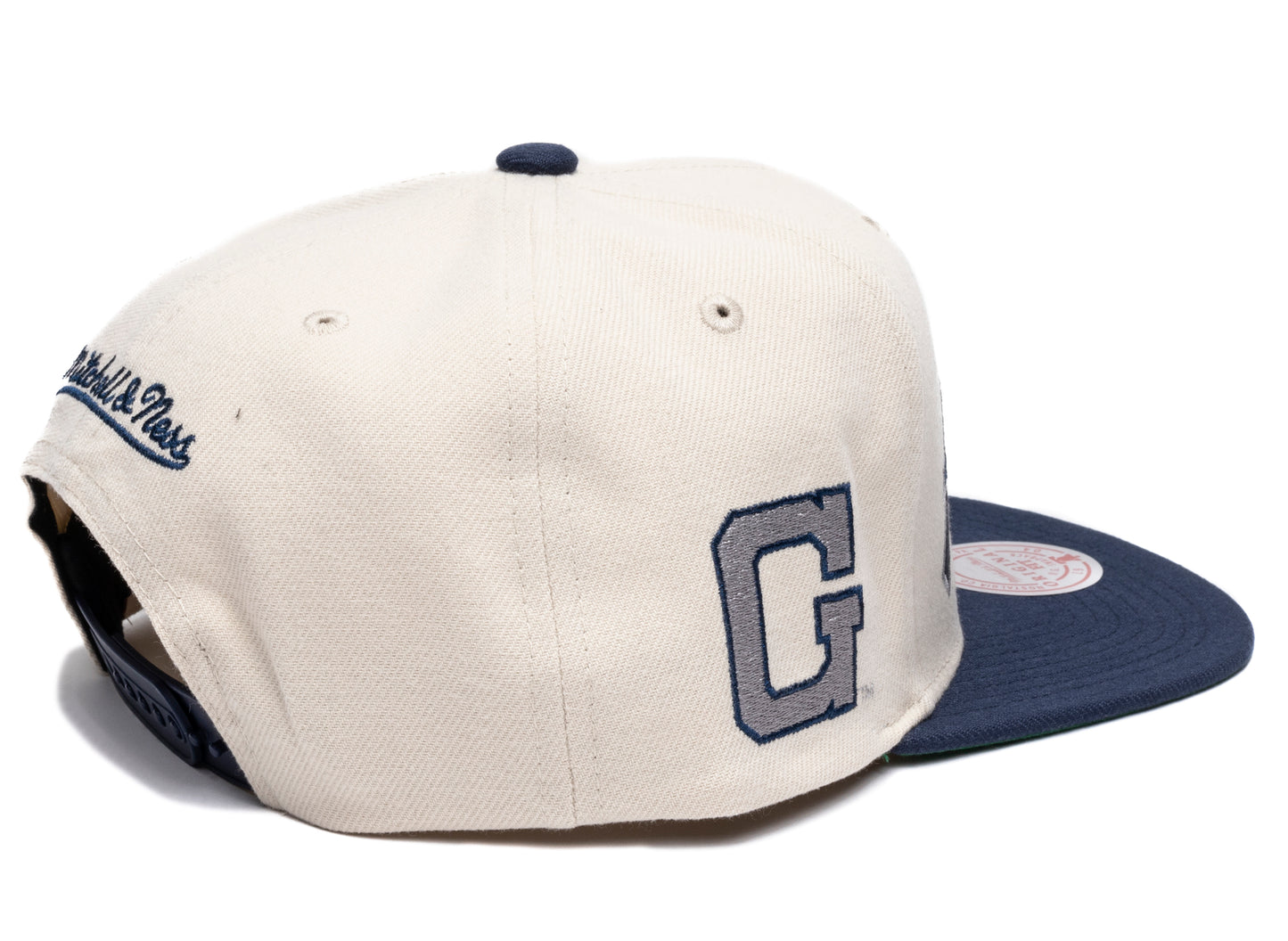Mitchell & Ness NCAA Just Don Cream Georgetown Snapback