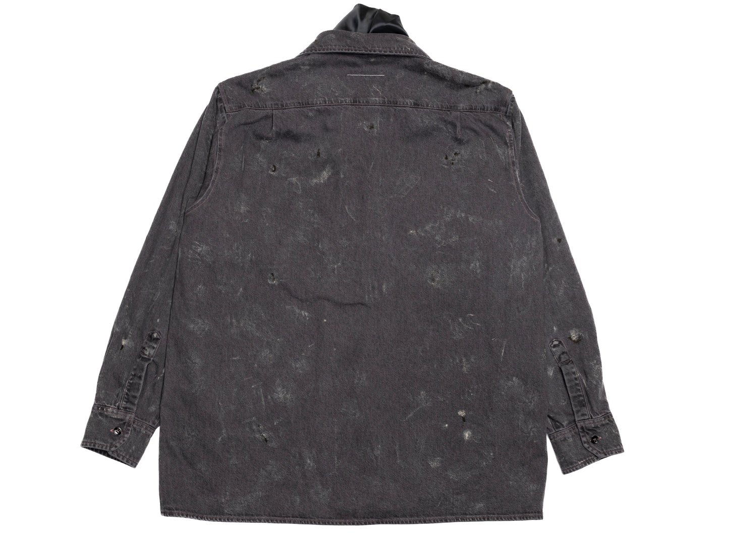 Maison Margiela MM6 Long-Sleeved Shirt in Washed Blue