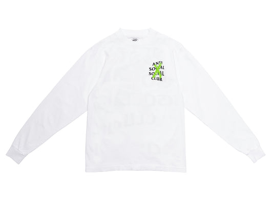 Anti Social Social Club Made in USA Cancelled L/S Tee in White