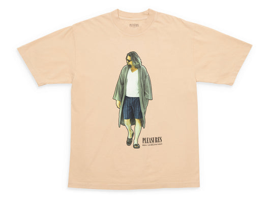 Pleasures x Big Lebowski Dude Tee in Beige