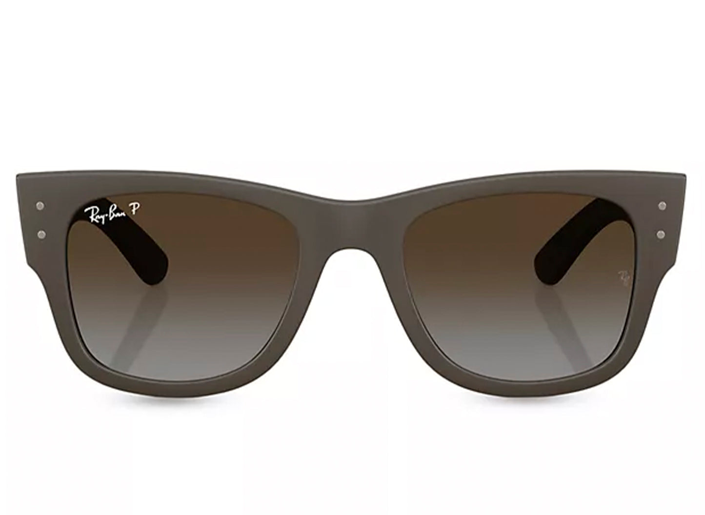 Ray Ban Mega Wayfarer Liteforce in Matte Sand Brown w/ Polar Brown Gradient Lenses