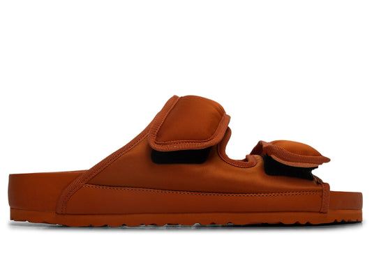 Birkenstock Arizona CosNy EXQ SYN in Burnt Orange