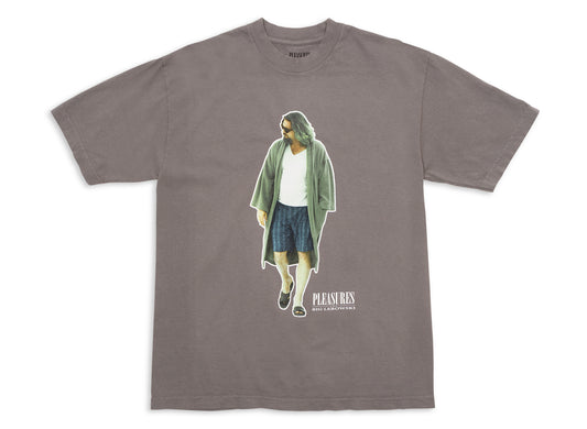 Pleasures x Big Lebowski Dude Tee in Charcoal
