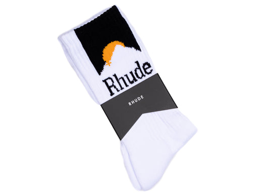 Rhude Moonlight Sport Socks in White