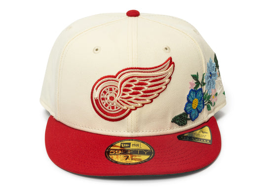 New Era Tonal Florals Detroit Red Wings Fitted Hat