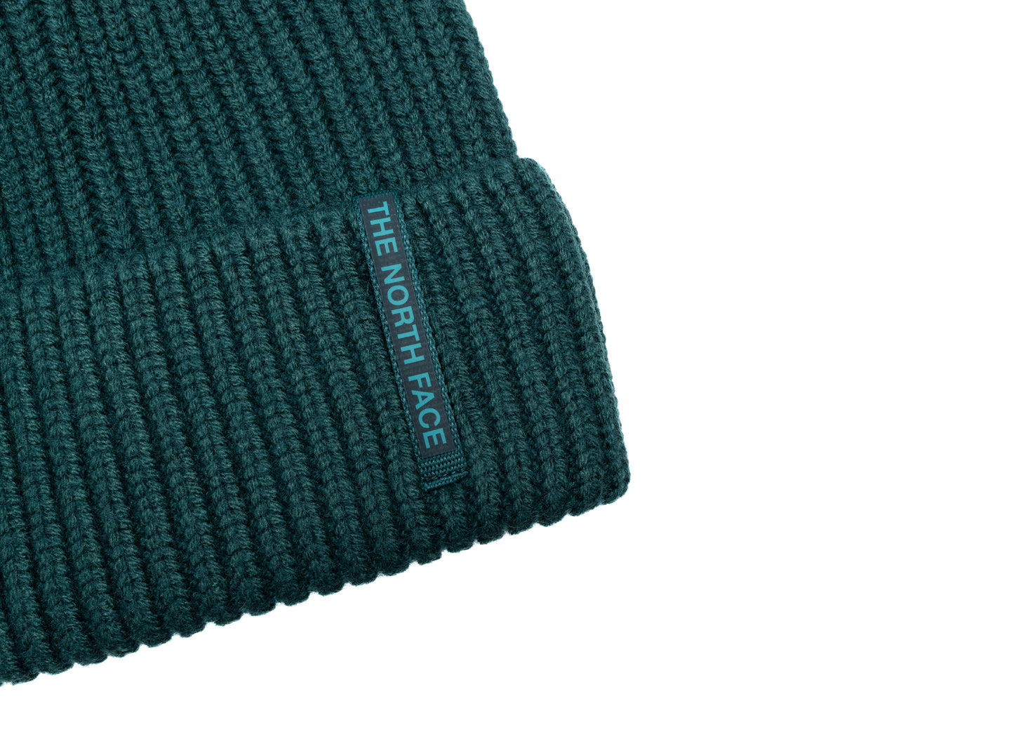 The North Face Wool Blend Beanie in Pacific Teal