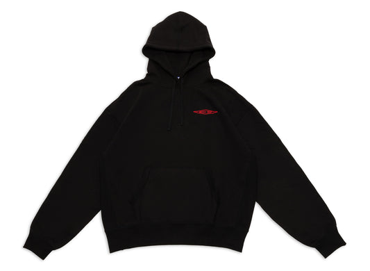 Junya Watanabe Hoodie in Black x Red