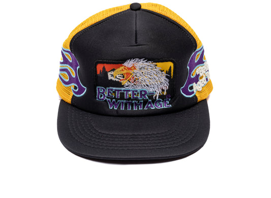 Better With Age Doug Vintage Hat in multi-color, a one-of-one handmade unisex cap
