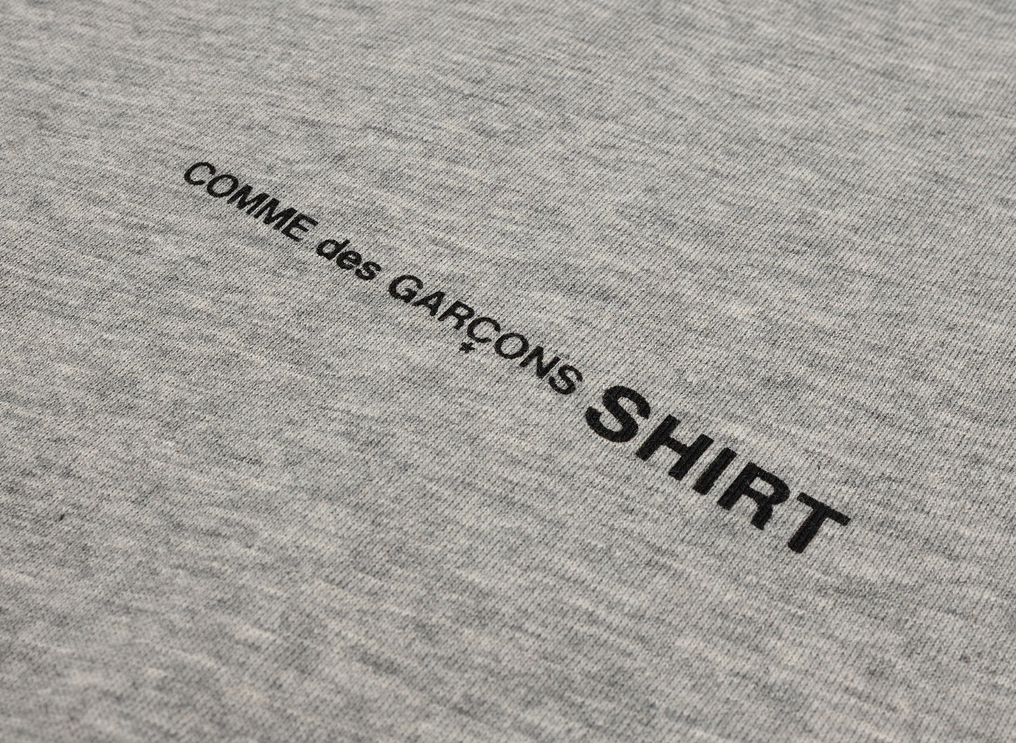 Comme des Garçons SHIRT Core Logo Tee in Grey