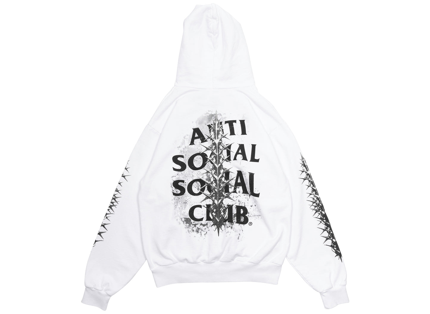 Anti Social Social Club Made in USA Anguish Hoodie in White