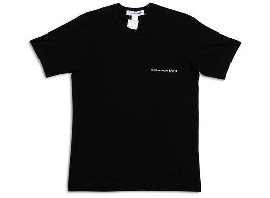 Comme des Garçons SHIRT Core Logo Tee in Black