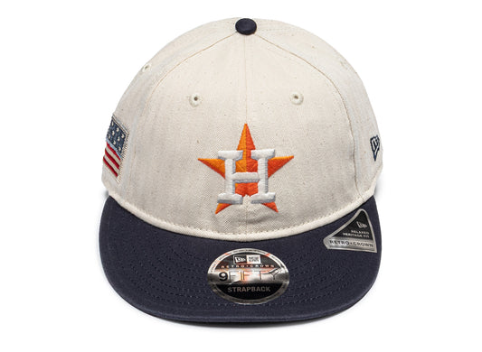 New Era Americana HRBON Houston Astros Strapback Hat