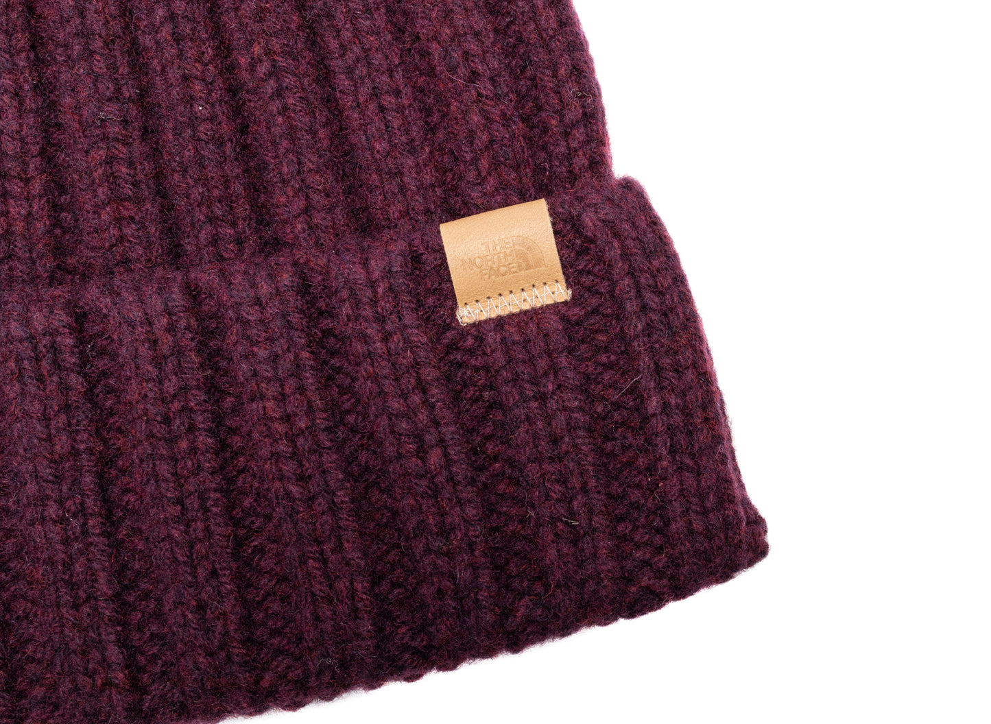 The North Face Merino Wool Beanie in Deep Burgundy
