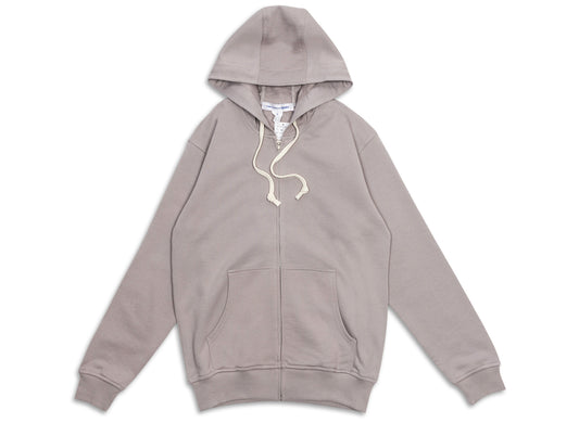 Comme des Garçons SHIRT Essential Zip Up Hoodie in Grey