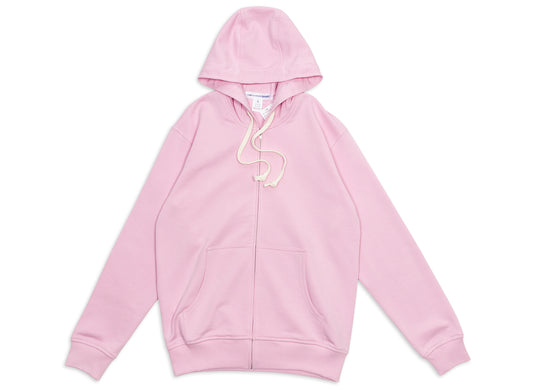 Comme des Garçons SHIRT Essential Zip Up Hoodie in Pink