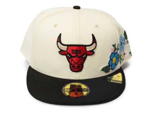 New Era Tonal Florals Chicago Bulls Fitted Hat