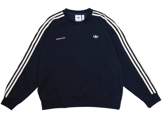 Women's Adidas Sporty & Rich Sweatshirt in Navy