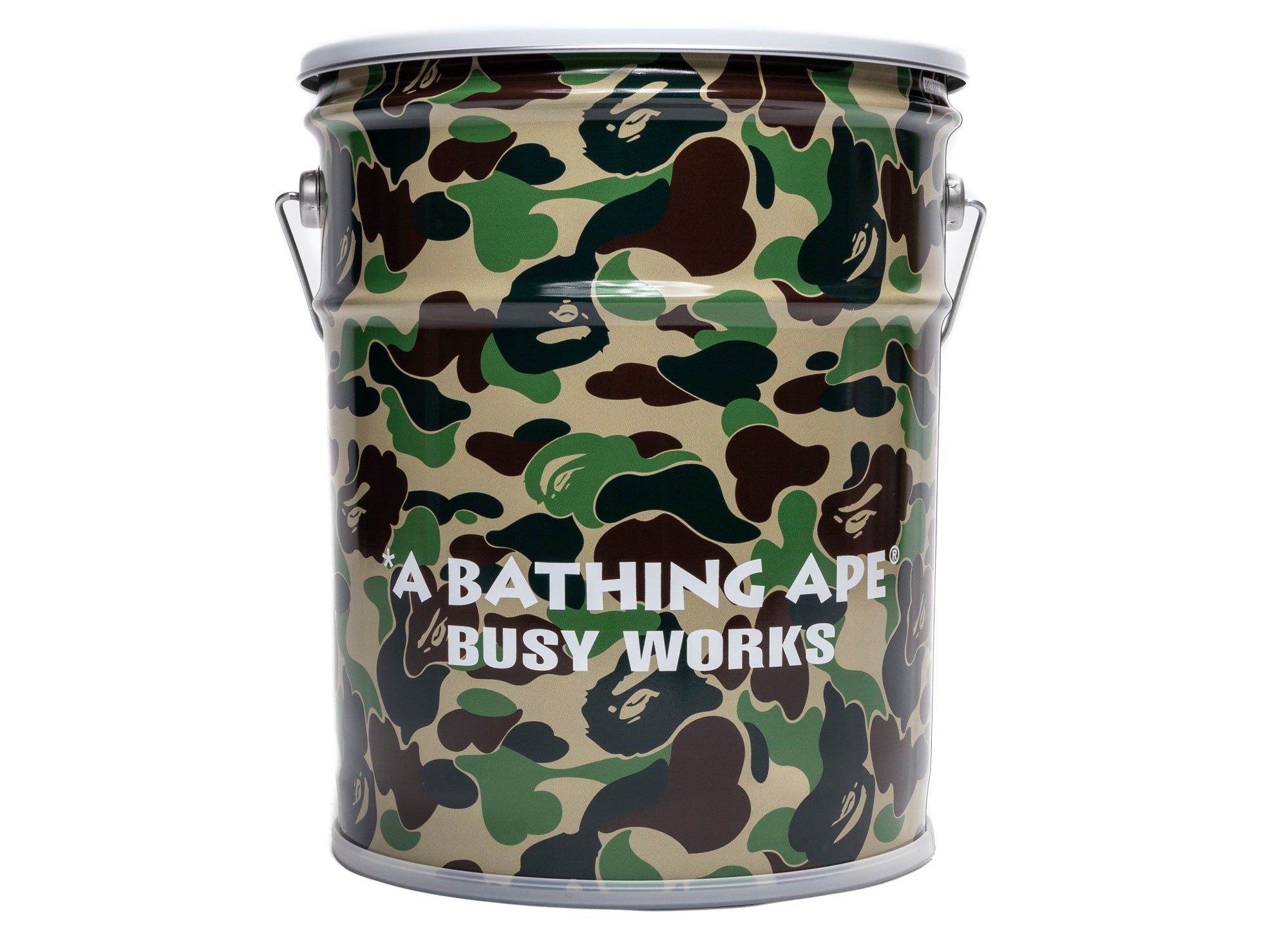 A Bathing Ape ABC Camo Steel Can Stool xld – Oneness Boutique