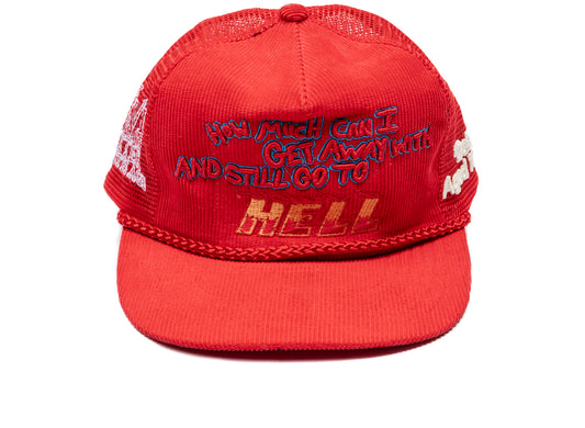 Better With Age Highway Hat in multi-color, one-of-one handmade unisex cap