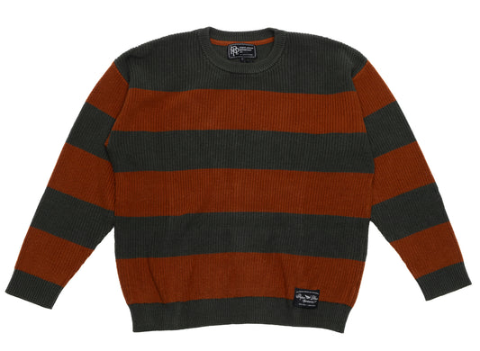 Paper Planes Striped Crewneck Sweater