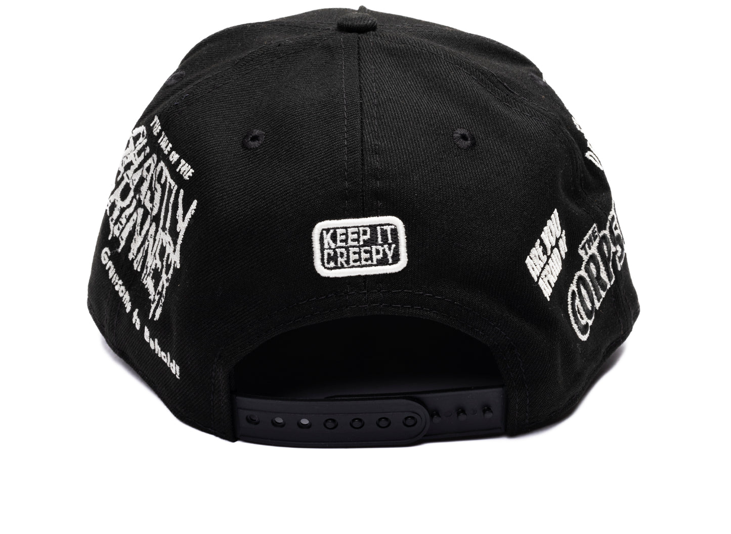 New Era 9Fifty 'Afraid of the Dark' A-Frame Snapback Hat in Black