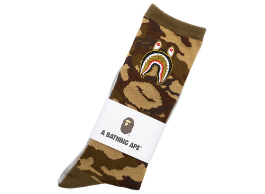 A Bathing Ape 1st Shark Socks in Grey