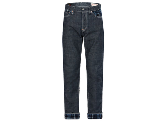 Evisu Rope Pattern Seagull Print Carrot Fit Denim Jeans