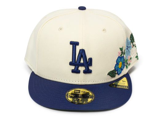 New Era Tonal Florals Los Angeles Dodgers Fitted Hat