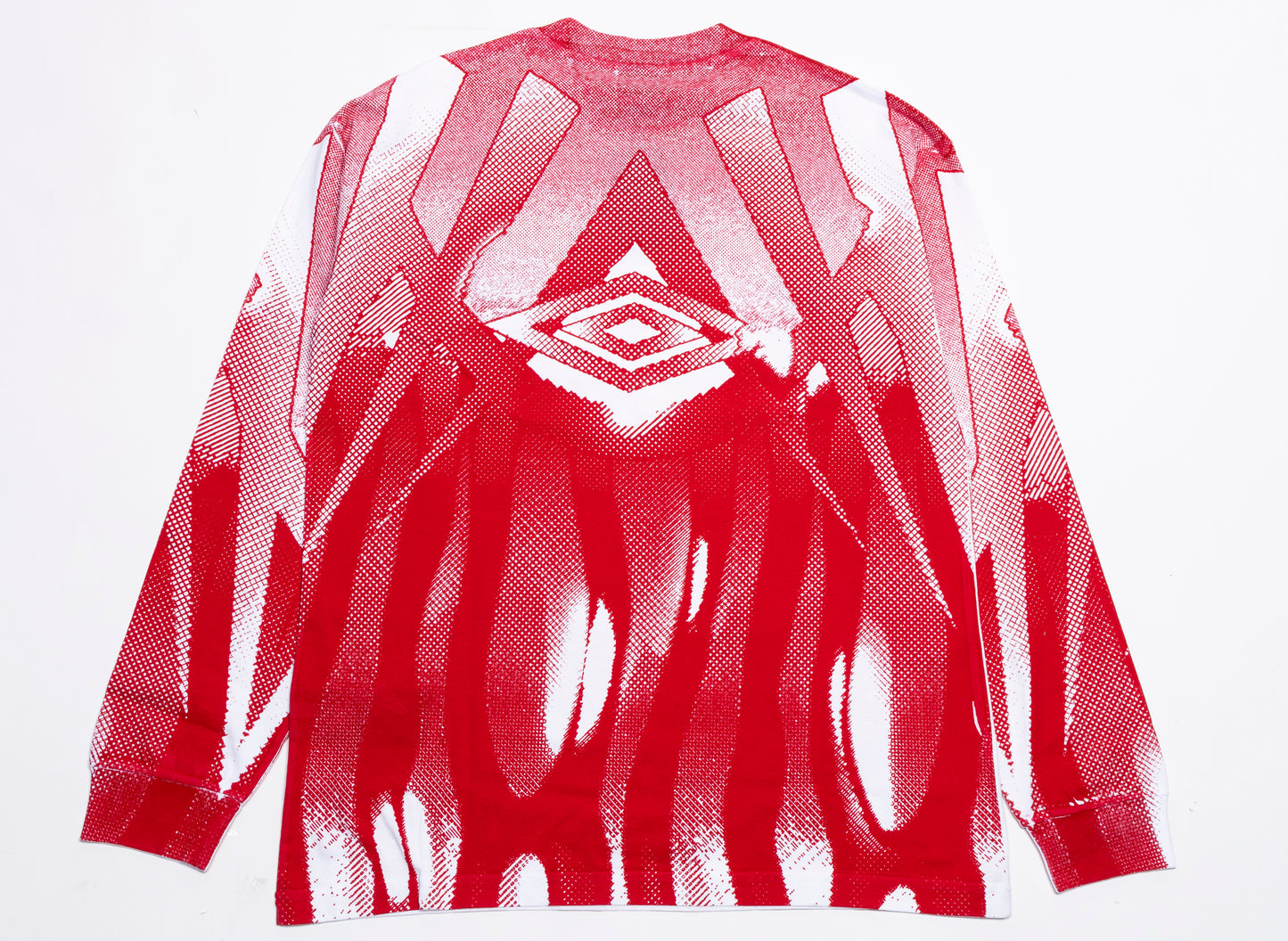Umbro Penalty Culture L/S Warm Up Tee in Red xld