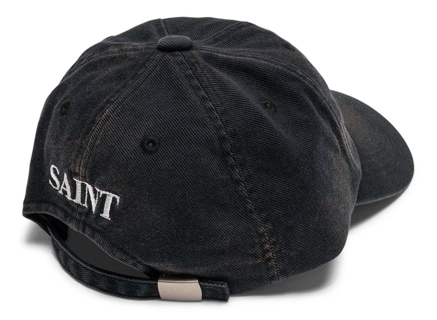 Saint Michael 6 Panel Hat in Black