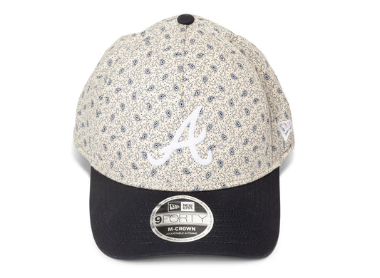 New Era Micro Print 940MC Atlanta Braves Strapback Hat