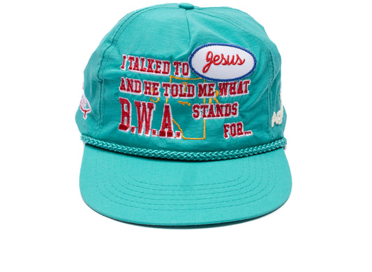 Better With Age Judas Vintage Hat in multi-color, a one-of-one handmade unisex cap