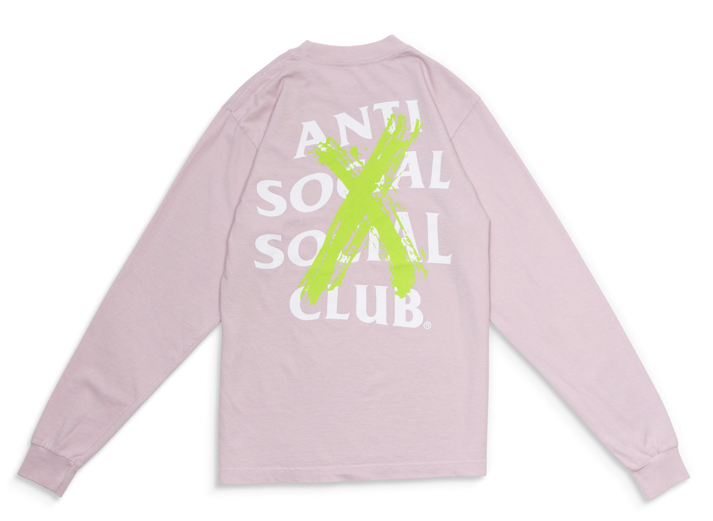 Anti Social Social Club Made in USA Cancelled L/S Tee in Pink