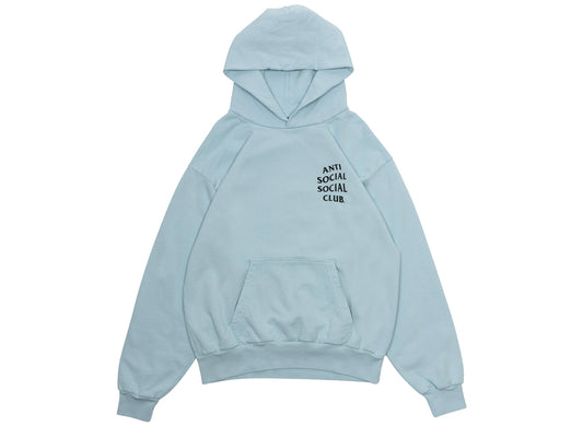 Anti Social Social Club Made in USA Kkotch Hoodie in Baby Blue